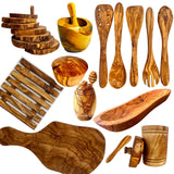 Mediterranean Olive Wood Ultimate Kitchen Collection from Choixe
