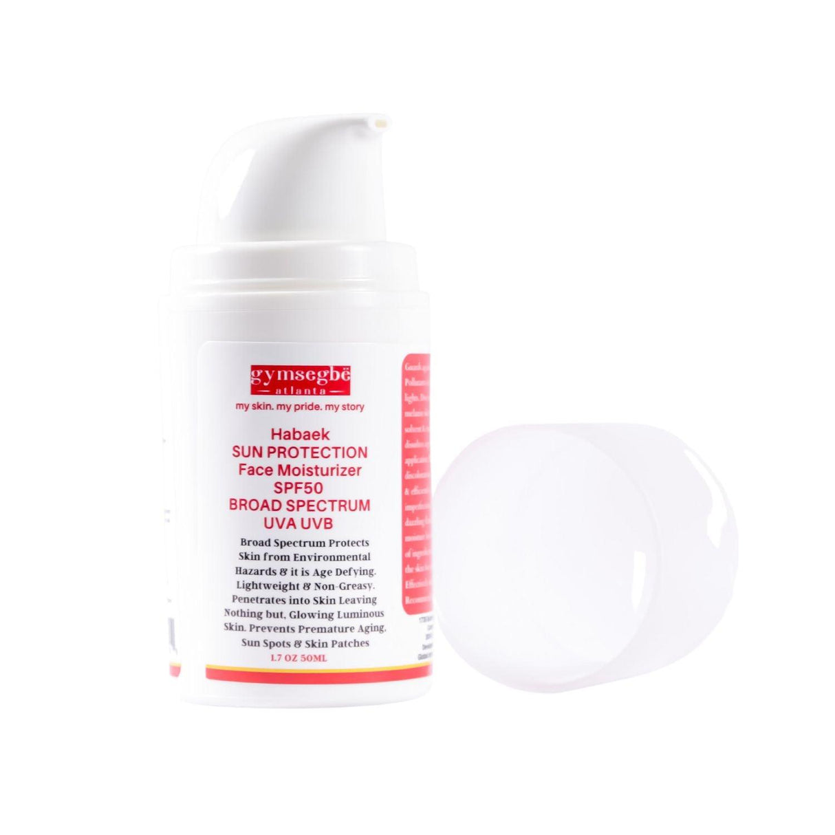 Habaek Sun Protection Face Moisturizer SPF50 from gymsegbë