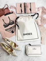 Couture Shoe Travel Bag, Cream From Bag-all