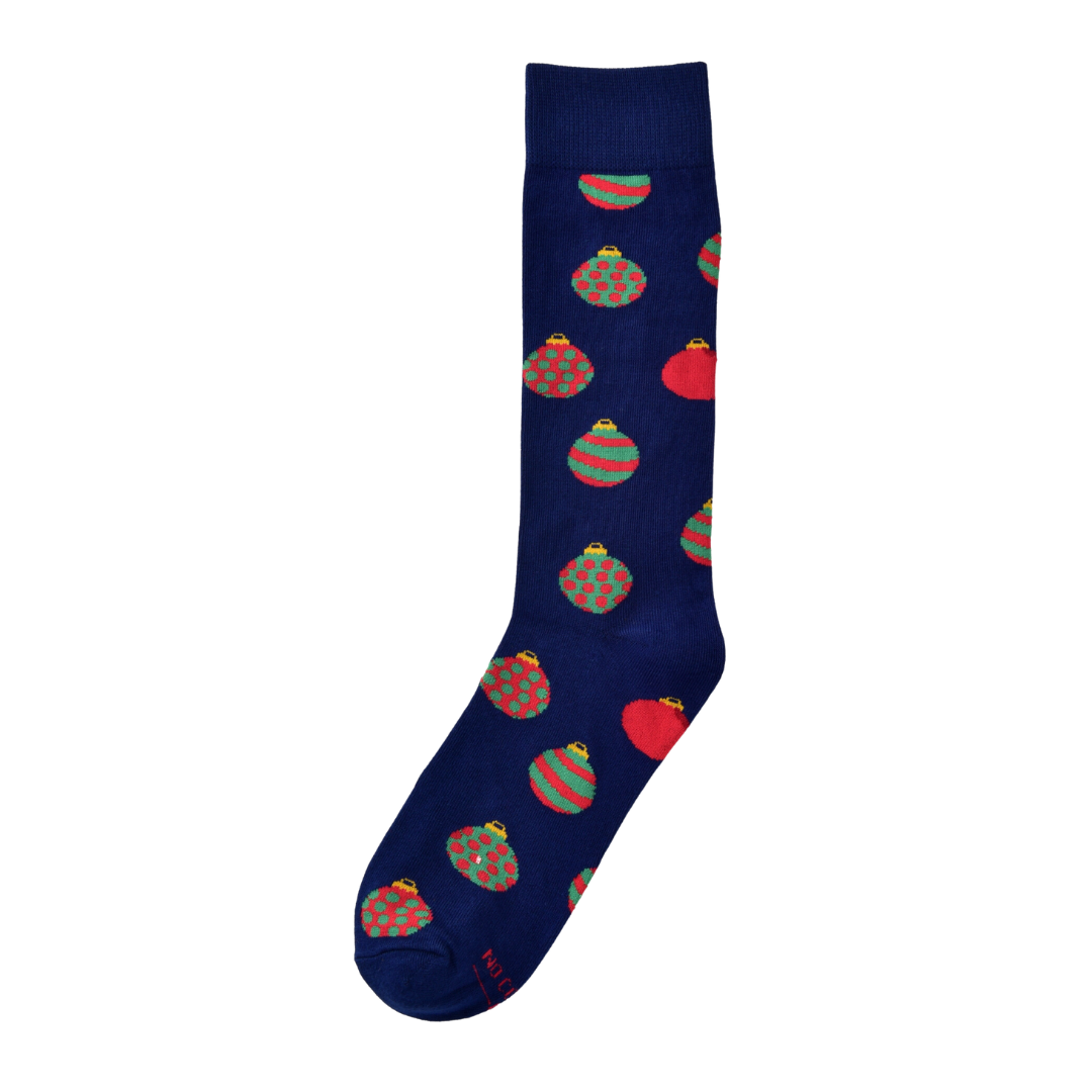 Christmas Ornament Socks from No Cold Feet