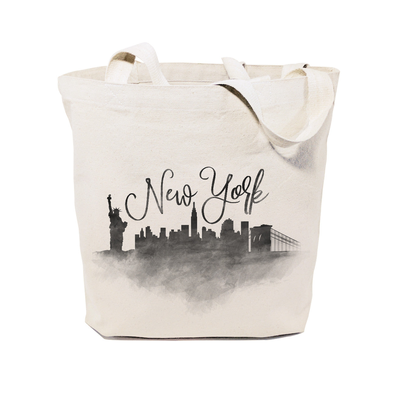 New York Cityscape Cotton Canvas Tote Bag from The Cotton & Canvas Co.