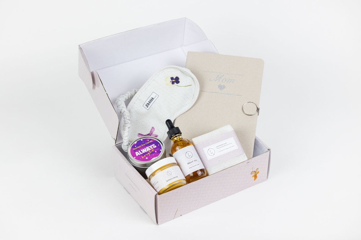 Pregnancy Gift Box, New Mom, Mom to be Gift Set from Lizush