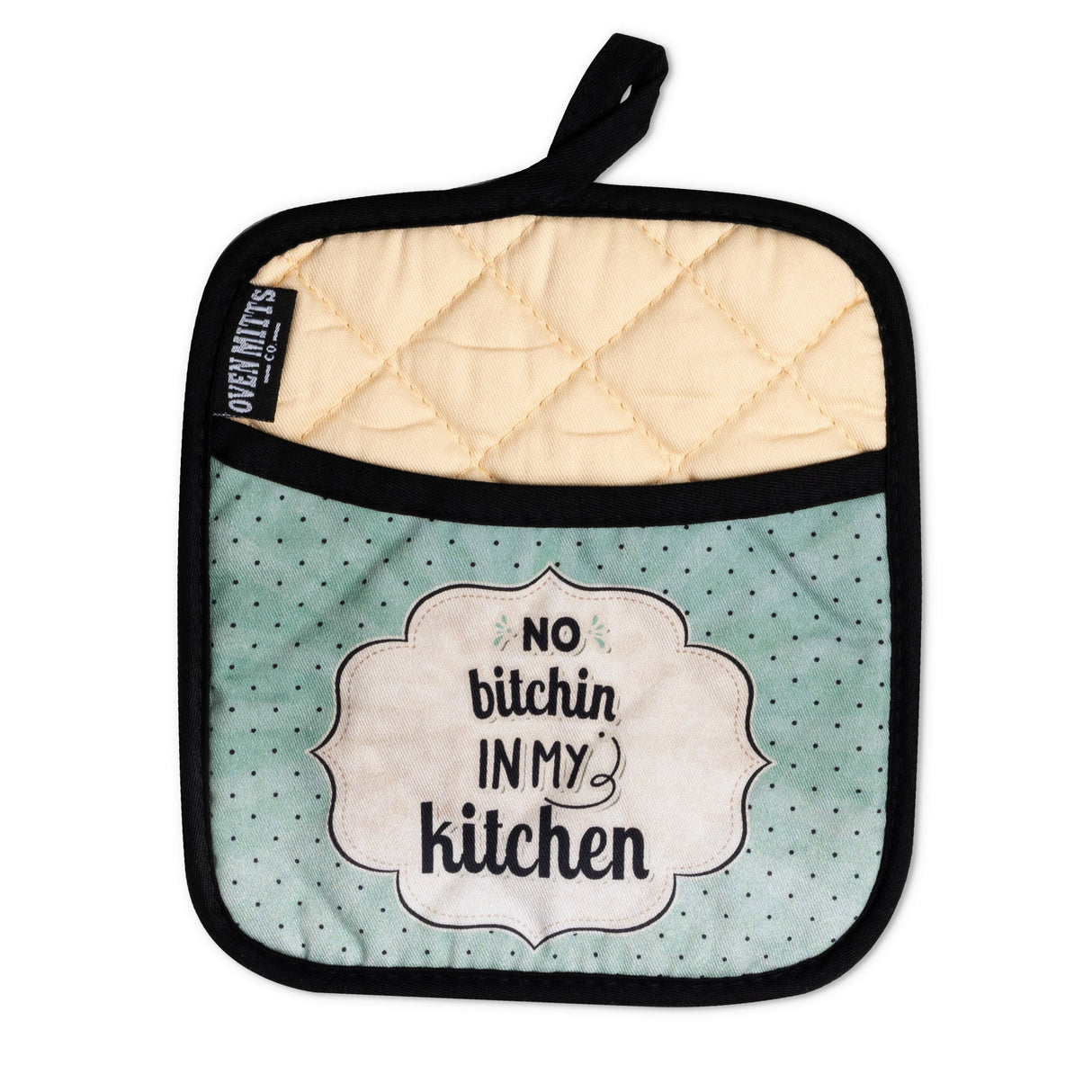 No B****** In My Kitchen Oven Mitts And Potholder Set From Zapps Clothing