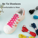 Eight Pairs No Tie Shoelace Replacement With Magnetic Lace Lock from Cool Gadget