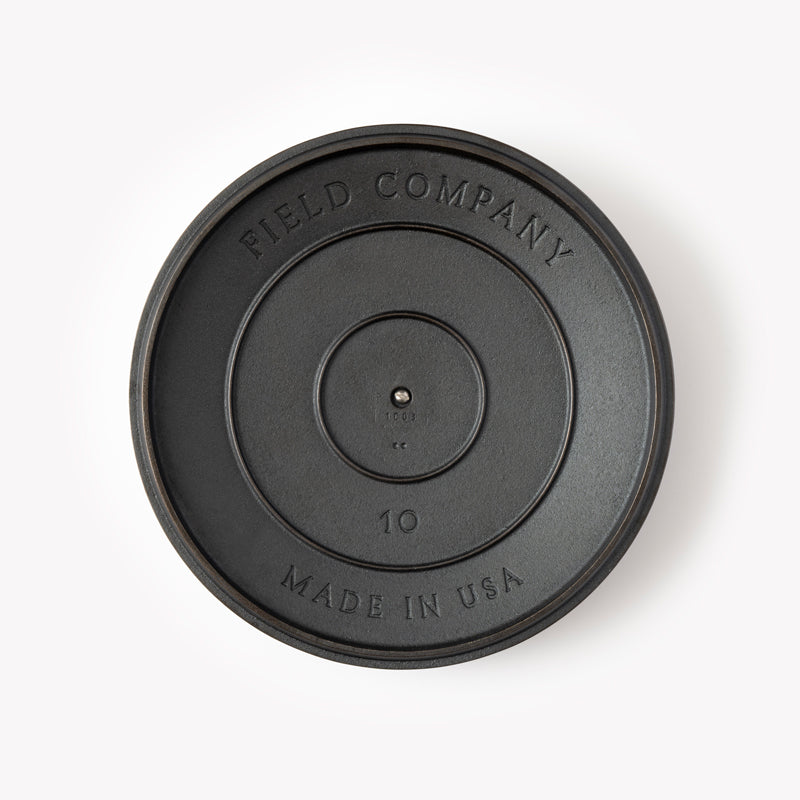 No.10 Cast Iron Skillet Lid From Field Company