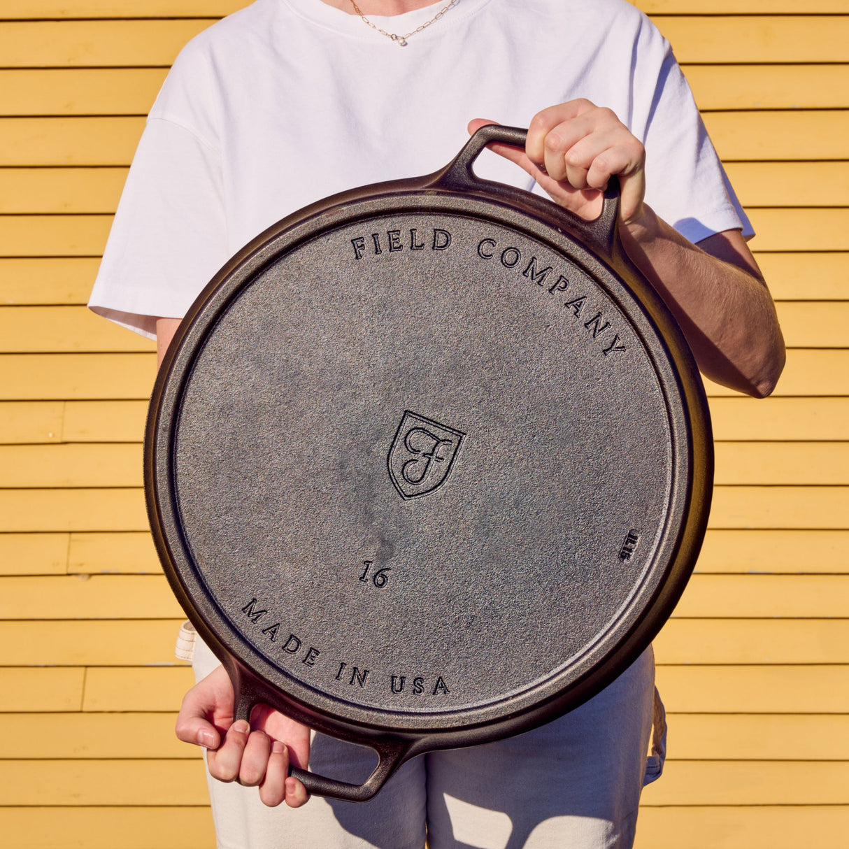 No.16 Double-Handled Cast Iron Skillet From Field Company