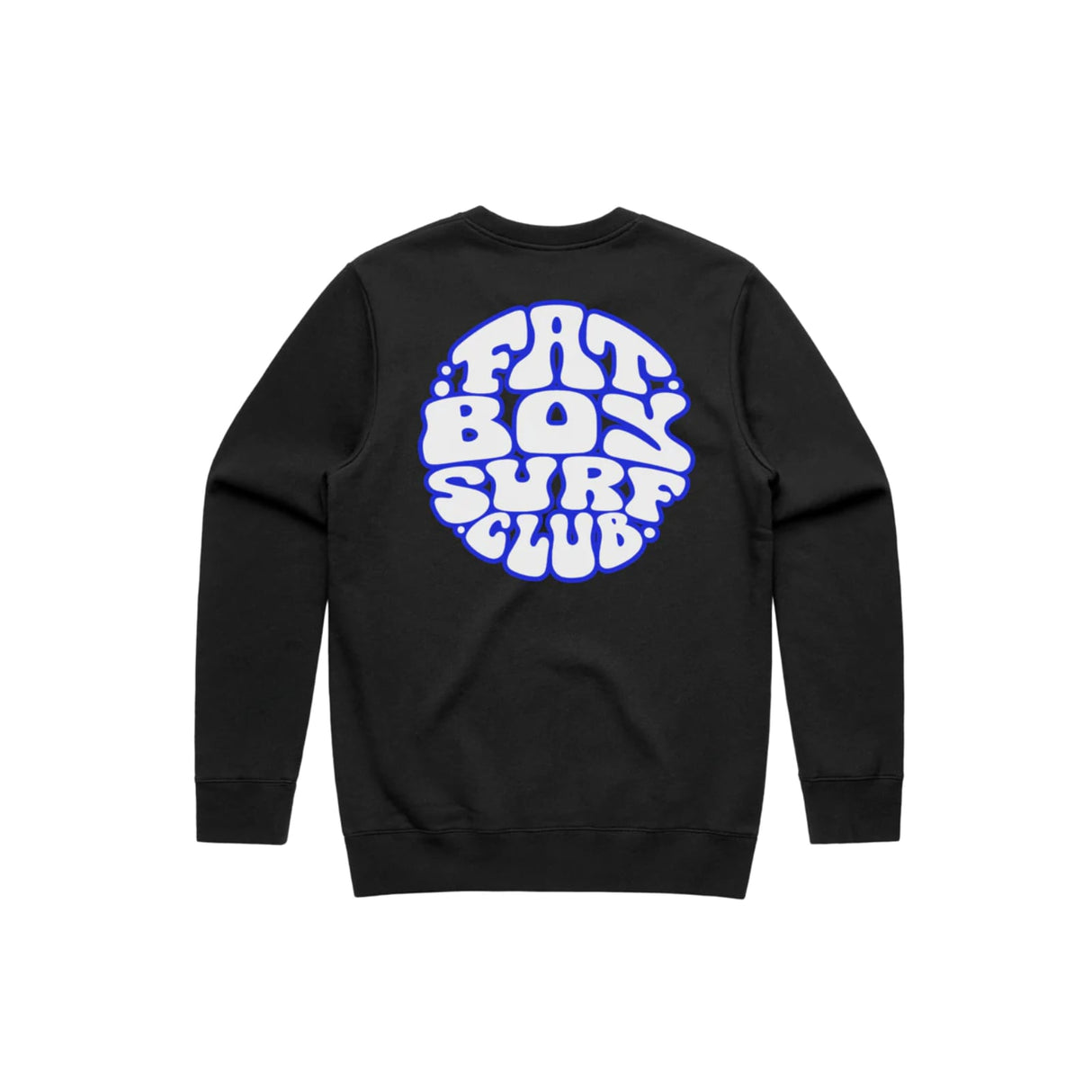 No Squares Premium Crewneck - Black from Fat Boy Surf Club