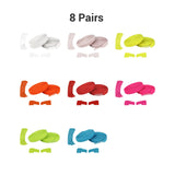 Eight Pairs No Tie Shoelace Replacement With Magnetic Lace Lock from Cool Gadget