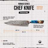 Nomad Series 8" Chef Knife From TheCookingGuild