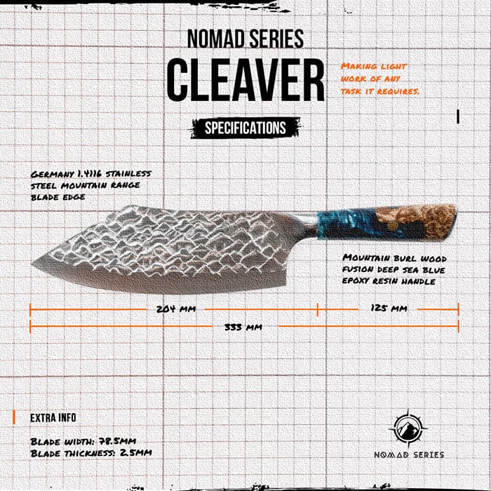 Nomad Series Cleaver From TheCookingGuild
