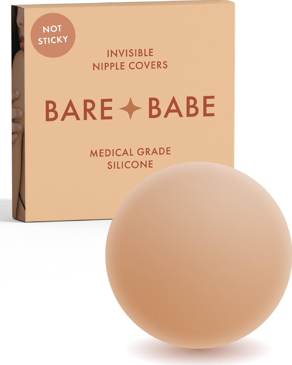 Non-Adhesive Nipple Covers from Bare Babe