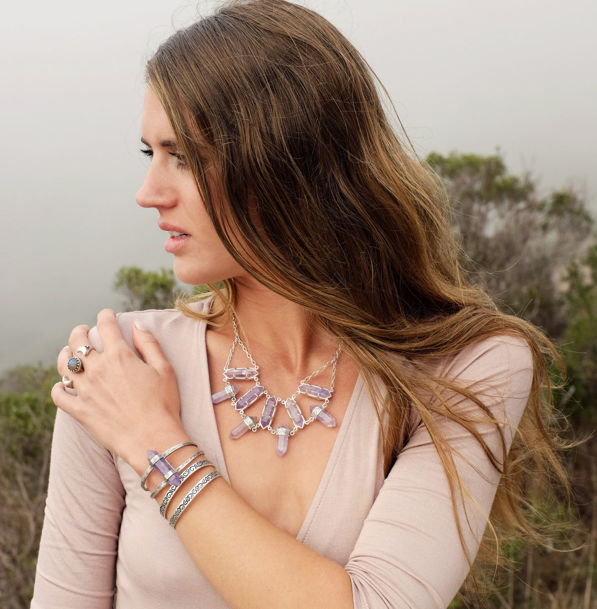 Lonna Love Necklace | Silver from Hiouchi Jewels