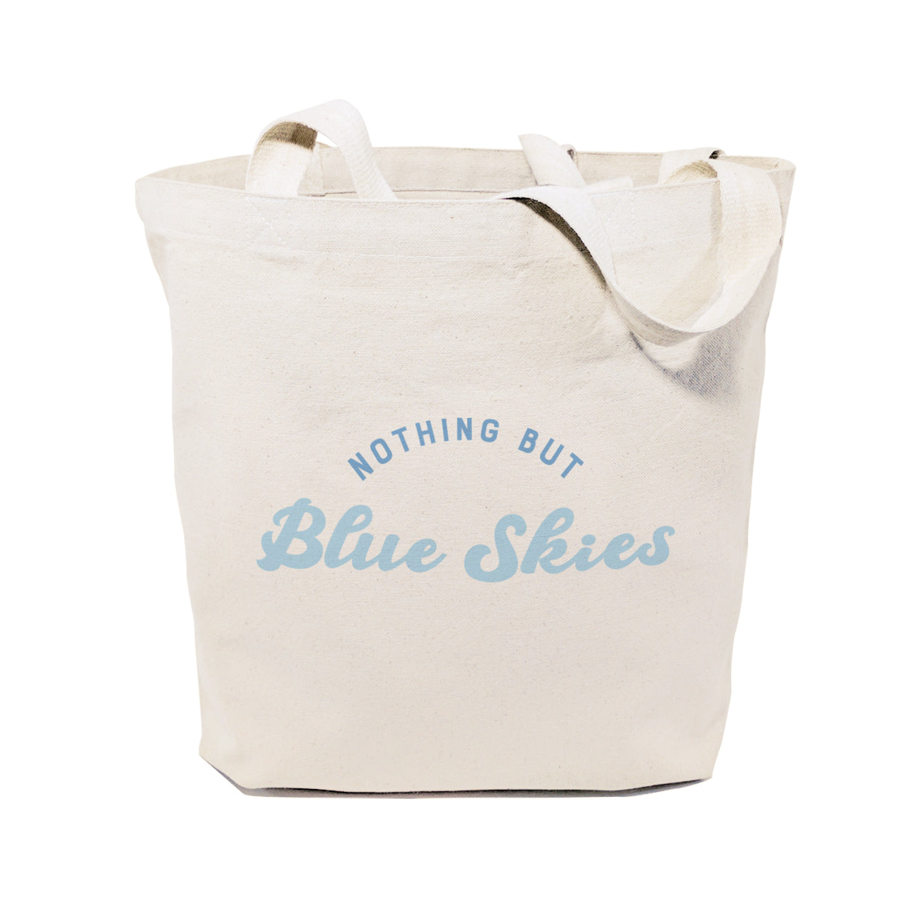 Nothing but Blue Skies Cotton Canvas Tote Bag from The Cotton & Canvas Co.