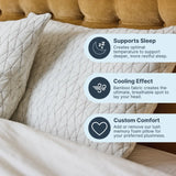 Cloud Adjustable Memory Foam Pillows From Nuzzie