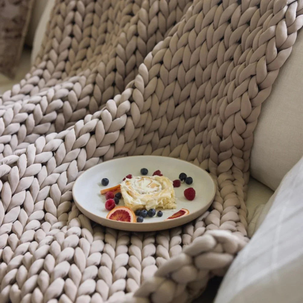 Ice Knit Weighted Blanket From Nuzzie
