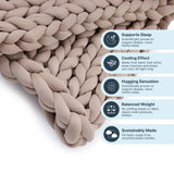 Ice Knit Weighted Blanket From Nuzzie