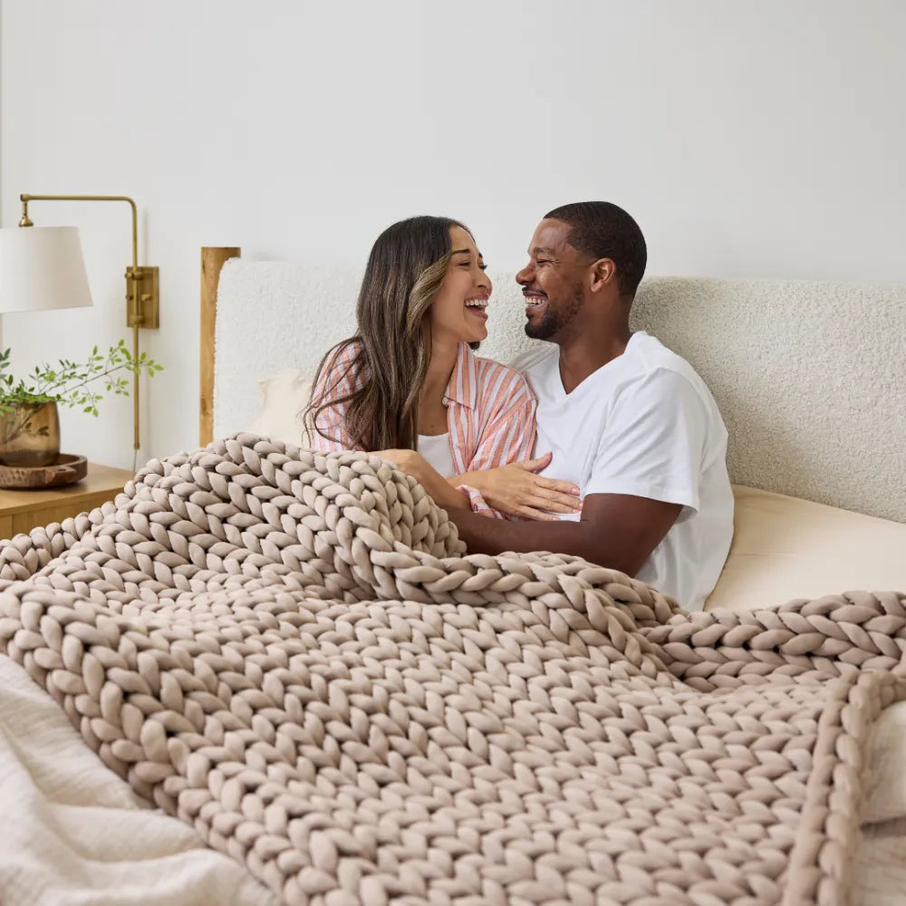 Ice Knit Weighted Blanket From Nuzzie