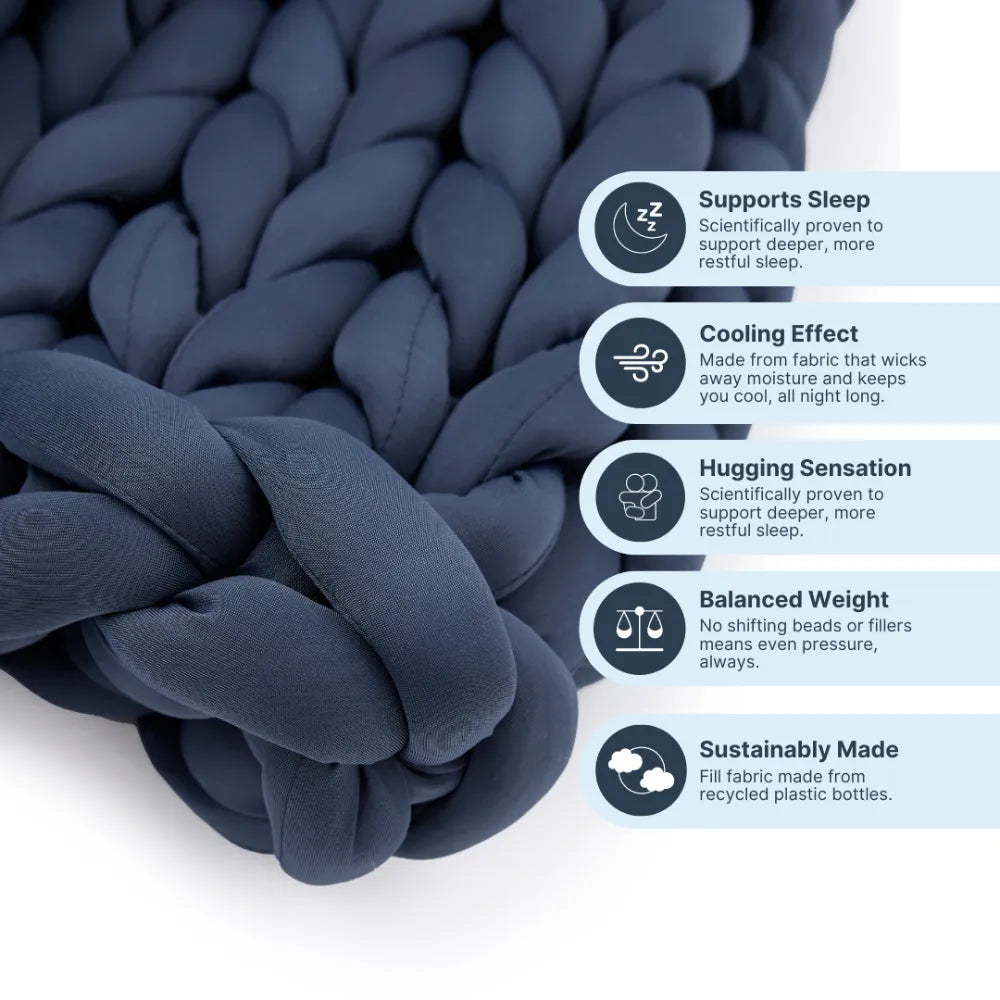 Ice Knit Weighted Blanket From Nuzzie