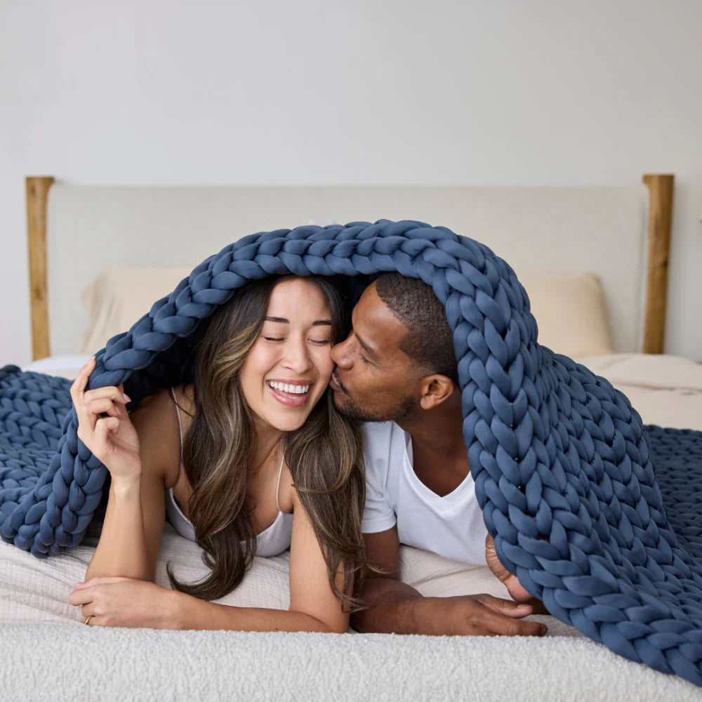 Ice Knit Weighted Blanket From Nuzzie