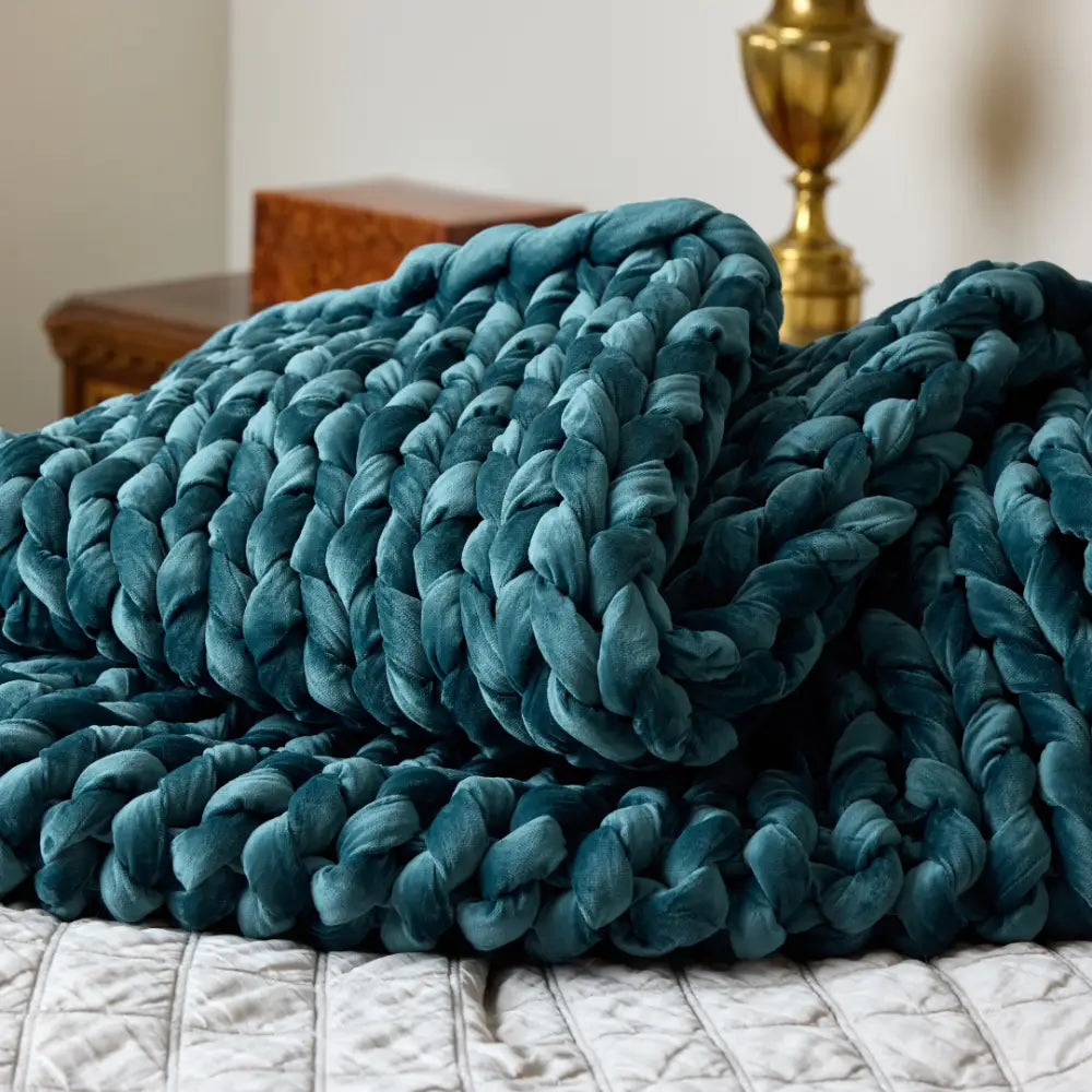 Velvet Weighted Blanket From Nuzzie