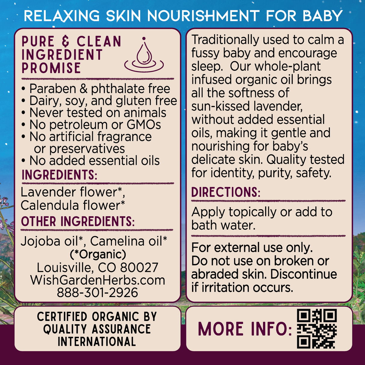 Oh Baby! Lavender Oil from WishGarden Herbs
