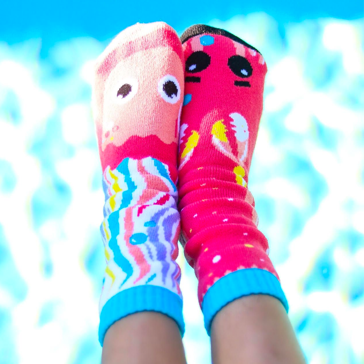 SHELL YEAH! BEACH LOVER NO-SLIP SOCKS BUNDLE FOR KIDS from Pals Socks
