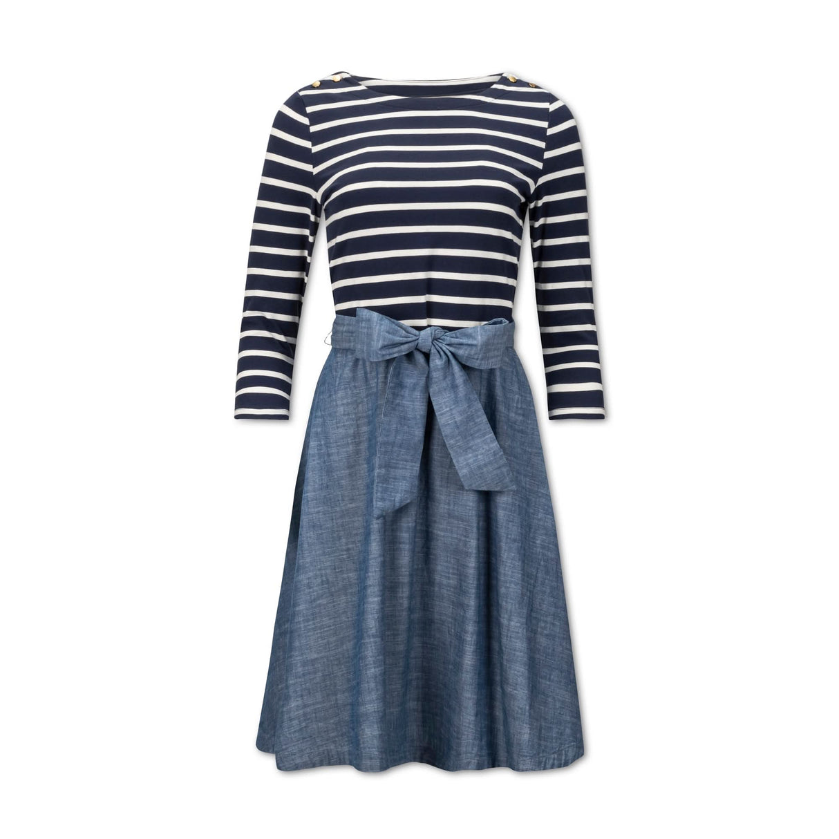 French Jersey Skater Dress from Hope & Henry