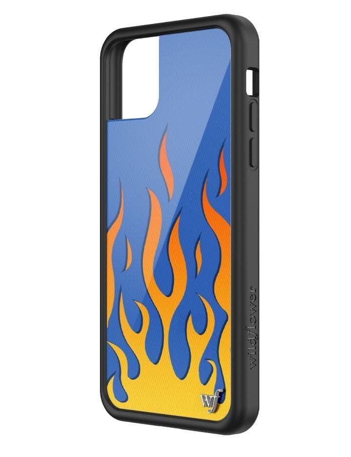 Flames | Blue iPhone Case from Wildflower Cases