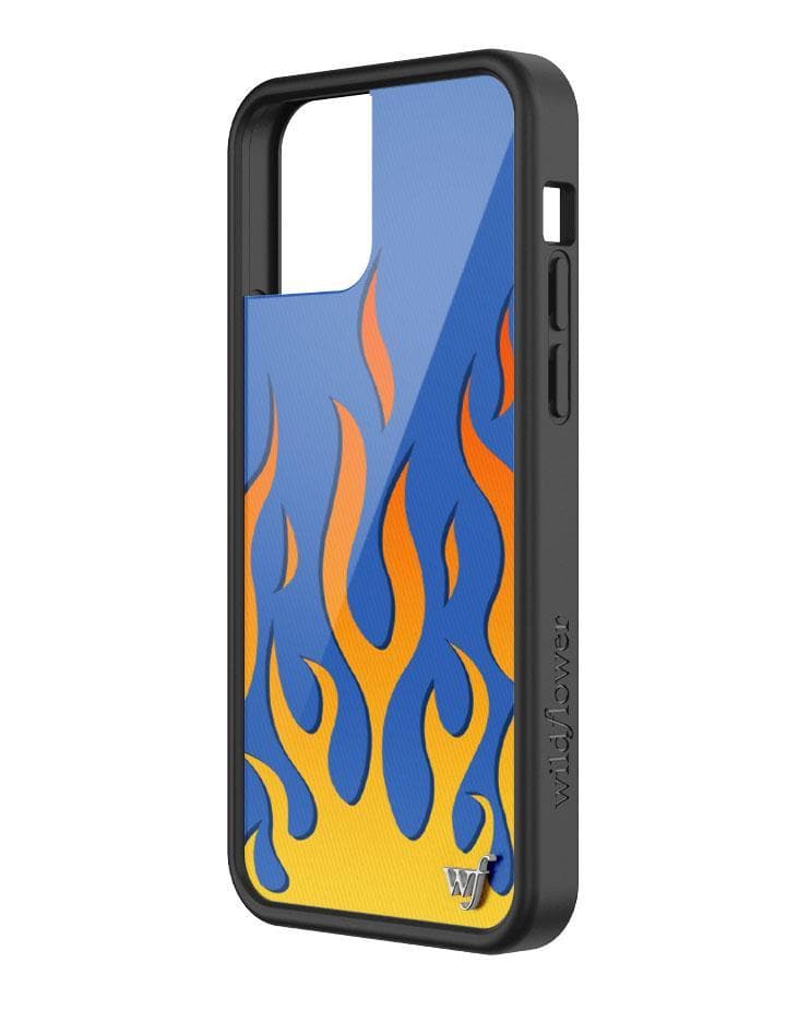 Flames | Blue iPhone Case from Wildflower Cases