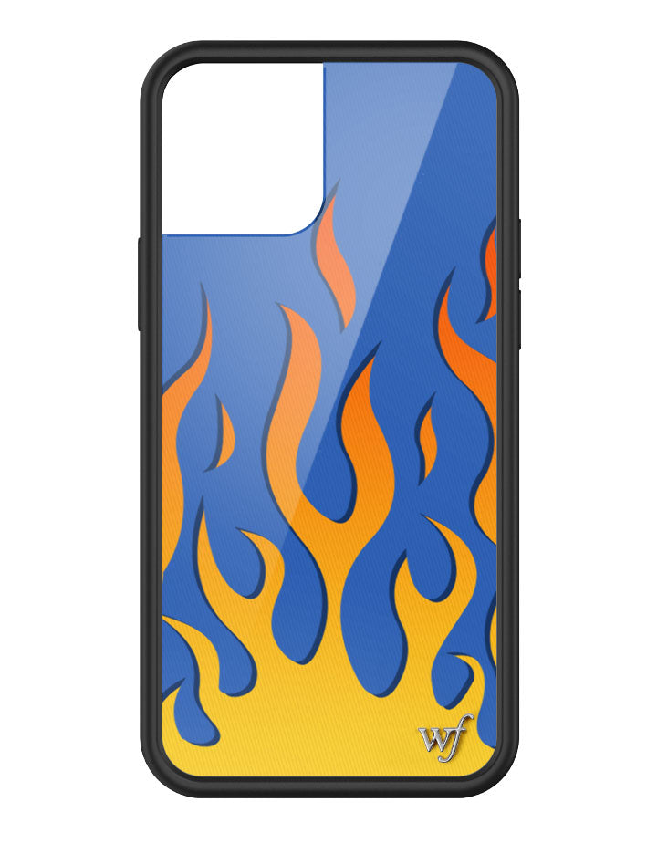 Flames | Blue iPhone Case from Wildflower Cases