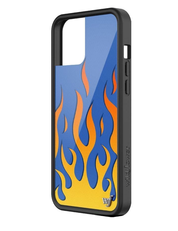 Flames | Blue iPhone Case from Wildflower Cases