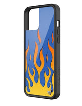 Flames | Blue iPhone Case from Wildflower Cases