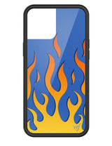 Flames | Blue iPhone Case from Wildflower Cases