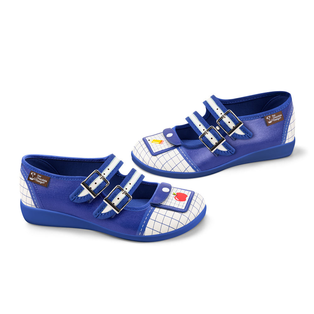 Chocolaticas® Old School Women's Mary Jane Flat from Hot Chocolate Design