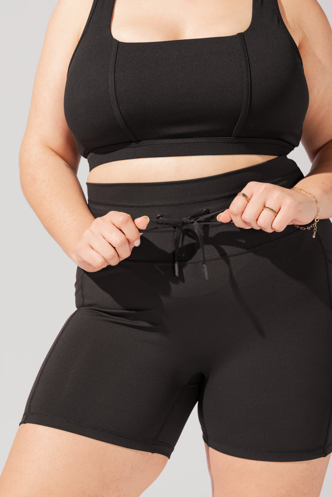 Cargo Booty Short - Black from POPFLEX