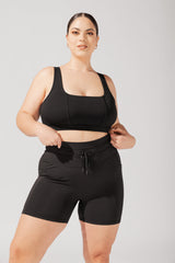 Cargo Booty Short - Black from POPFLEX