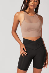 Crisscross Hourglass® Biker Short - Black from POPFLEX