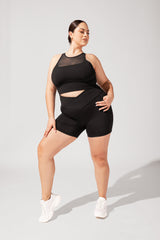 Crisscross Hourglass® Booty Short - Black from POPFLEX