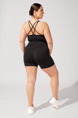 Crisscross Hourglass® Booty Short - Black from POPFLEX