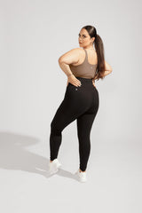 Crisscross Hourglass® Leggings with Pockets - Black from POPFLEX