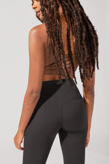 Crisscross Hourglass® Bell Bottom with Pockets - Black from POPFLEX