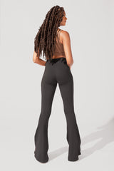 Crisscross Hourglass® Bell Bottom with Pockets - Black from POPFLEX