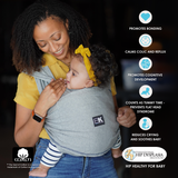 Baby K'tan Original Baby Carrier | Heather Grey from Baby K'tan