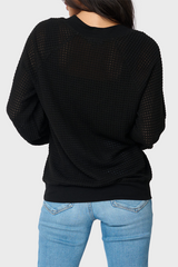 Courtside Open Weave Sweater From Gibsonlook