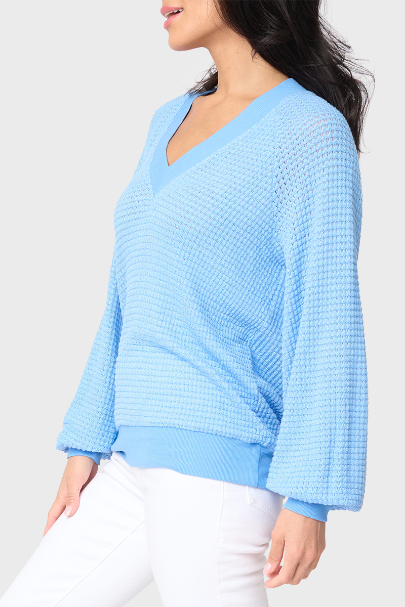 Courtside Open Weave Sweater From Gibsonlook
