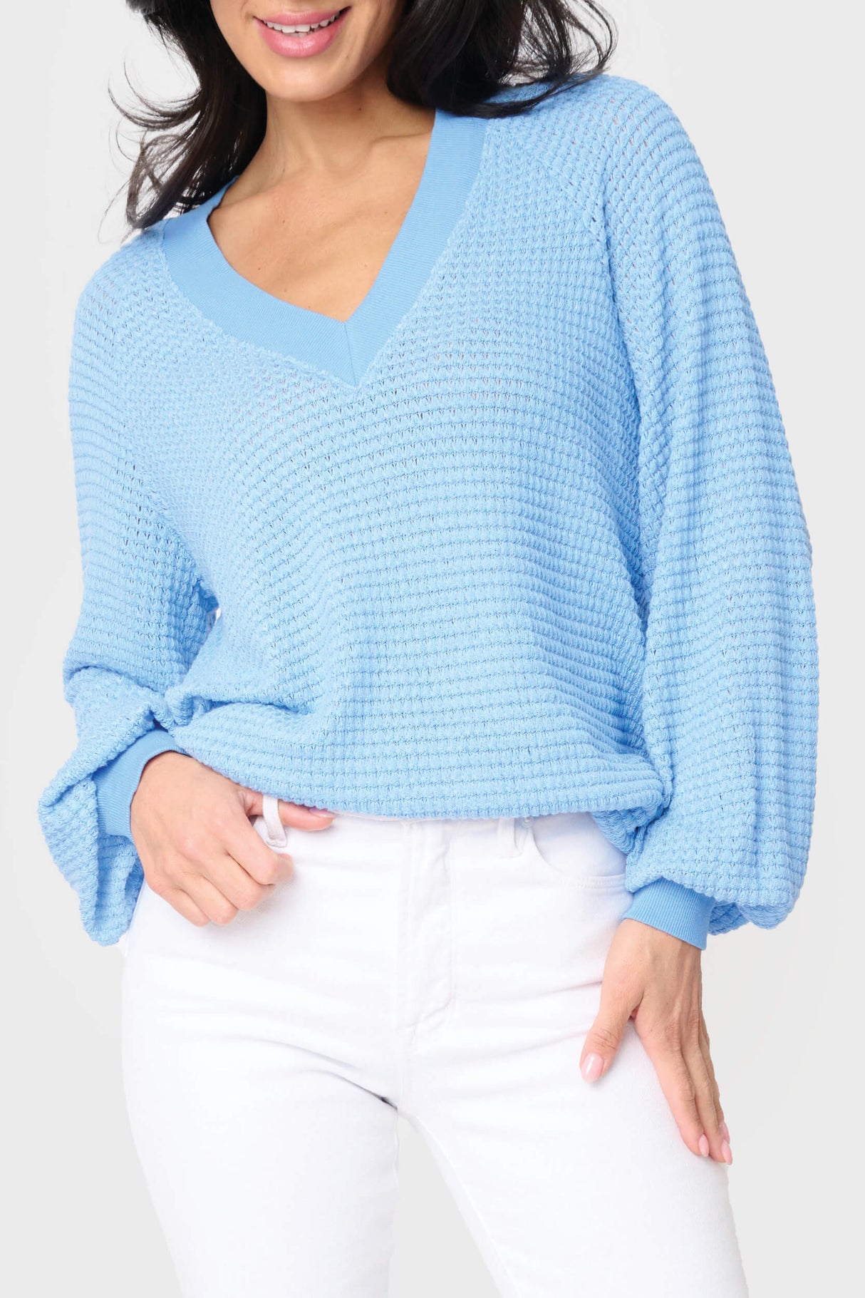 Courtside Open Weave Sweater From Gibsonlook