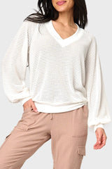 Courtside Open Weave Sweater From Gibsonlook