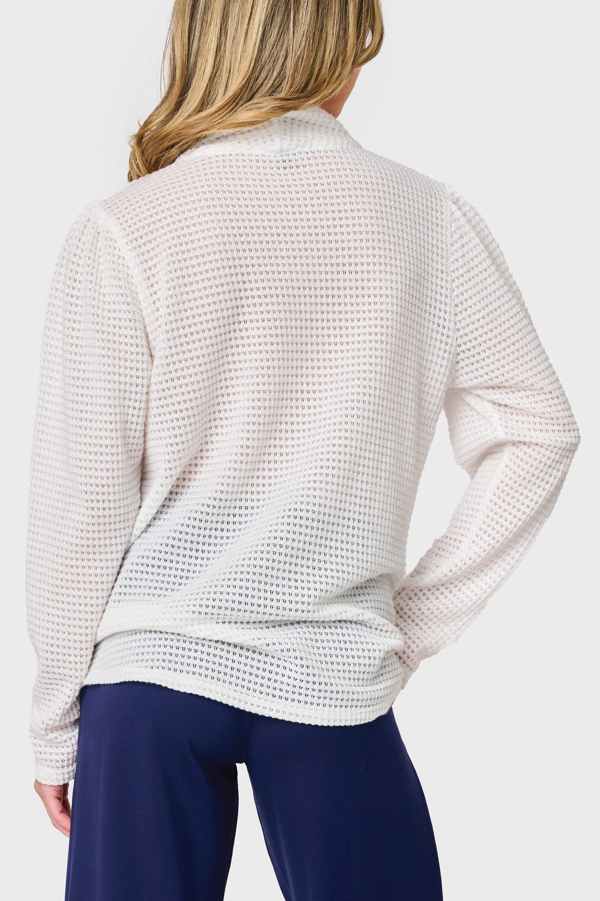 Surplice Open Weave Sweater From Gibsonlook