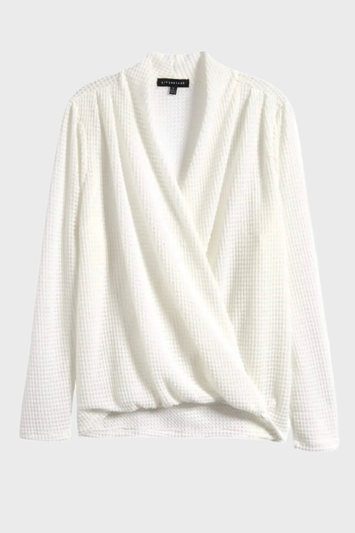 Surplice Open Weave Sweater From Gibsonlook