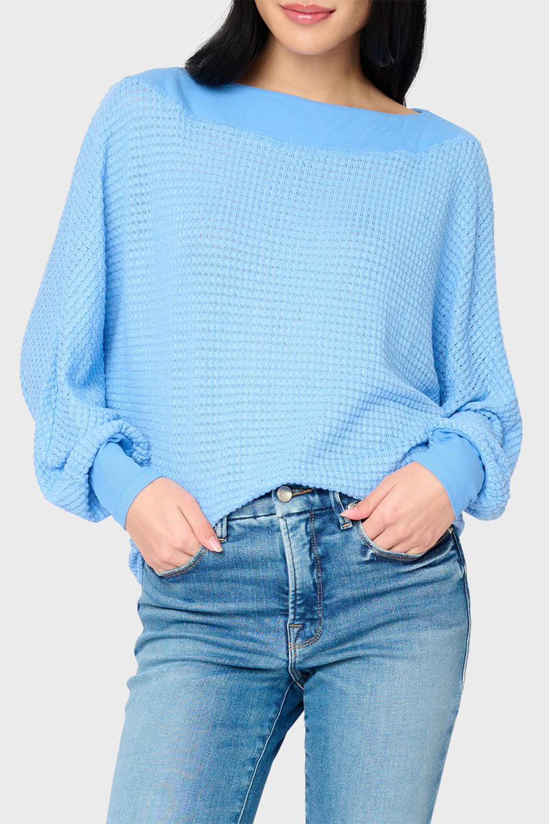 Wheels Up Open Weave Sweater From Gibsonlook